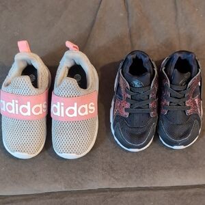 Adidas Kids Sneakers - Gray and Pink